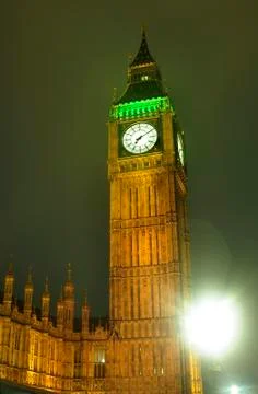 Big ben night Stock Photos