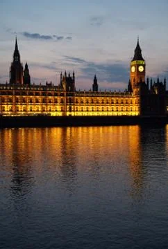 Big ben at night 스톡 사진