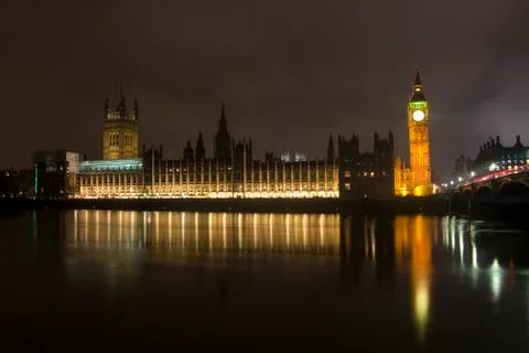 Big ben at night Foto stock