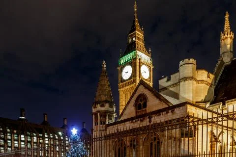 Big ben in the night Foto stock