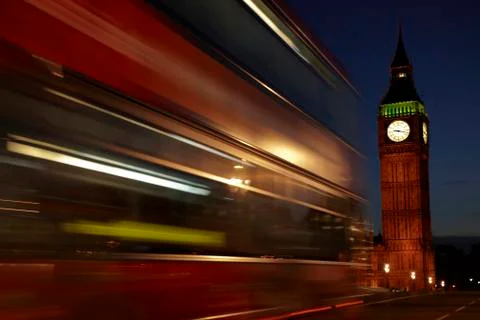 Big Ben at night Stock Photos