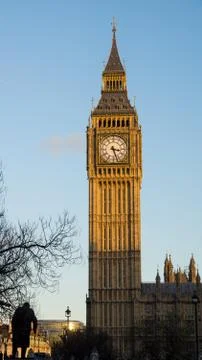 Big ben in the sunlight Foto stock