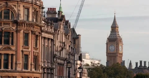 Big Ben Sunset 4k 스톡 동영상 257810674