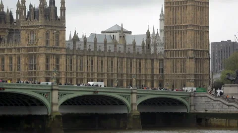 Big Ben Tilt Stock Footage 45296592