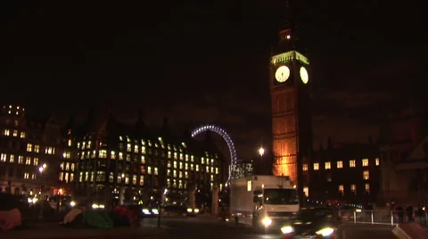 Big Ben - Time Lapse Stock Footage 1016374