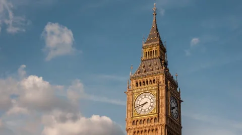 Big Ben Time TL RAW.mp4 Stock Footage 32054986