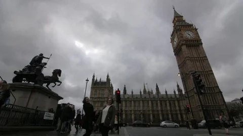 Big Ben Timelapse Stock Footage 82682627