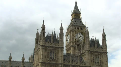 Big Ben Tracking Shot Stock Footage 43456537