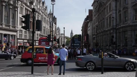 Big Ben from Trafalgar Square Video stock 79531739
