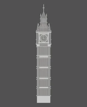 Big Ben vector Stock Illustration
