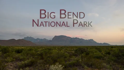 Big Bend National Park Stock Footage 167142575