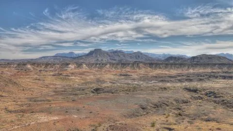 Big Bend view Stock Photos