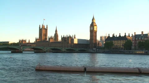 Big Ben's Back Side Stock Footage 934909