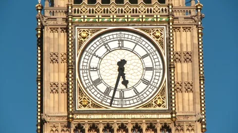 Big Ben's Face Stock Footage 934505