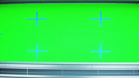 Big billboard on the moon. Earth background. Tracking green screen 4K footage. Stock-Footage 81609434