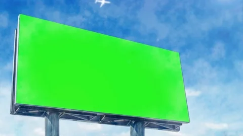 Big billboard on the street. Video stock 72982467