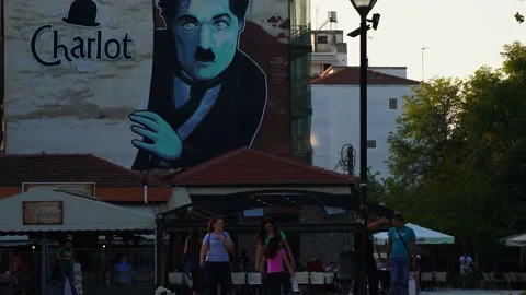 A big billboard in the town Video stock 138337018