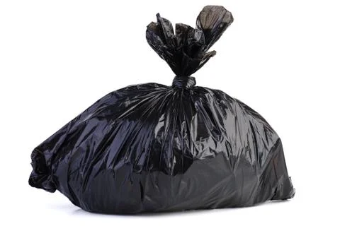 Big black plastic garbage bag Photos