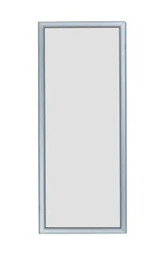 Big blank gray billboard isolated on white Stock Photos