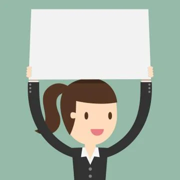 Big blank pape Illustrazione stock