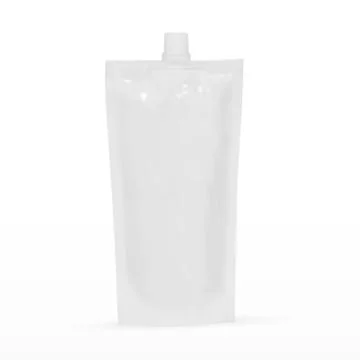 Big Blank Plastic Spouted Pouch For Sauce, Mayonnaise Or Ketchup Stock Illustration