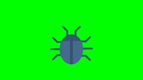 Big blue beetle. Beetle crawls out from below, crawls to center of the screen Stock Footage 271021909