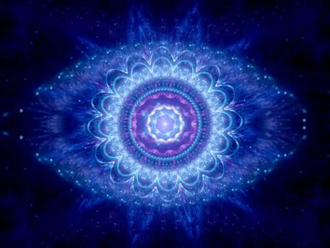 Big blue eye Stock-Illustration