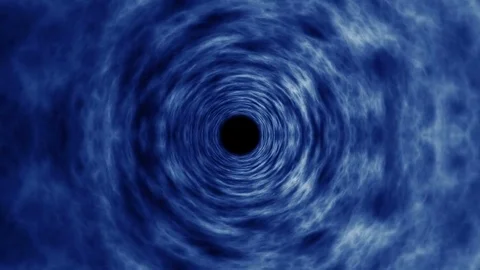 Big blue wormhole. Stock Footage 83969261