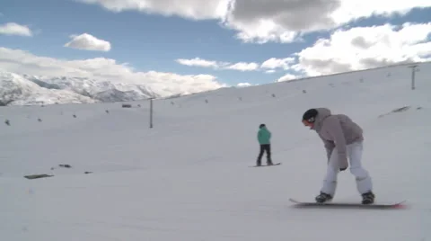 Big boarder jump Stock Footage 2214016