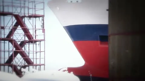 Big boat. Stockbeeldmateriaal 12445844