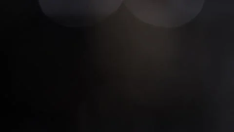 Big bokeh blurred lights background in black Video stock 318510357