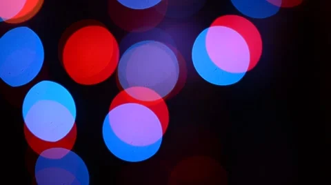 Big bokeh lights background - panning. Stock Footage 45079575