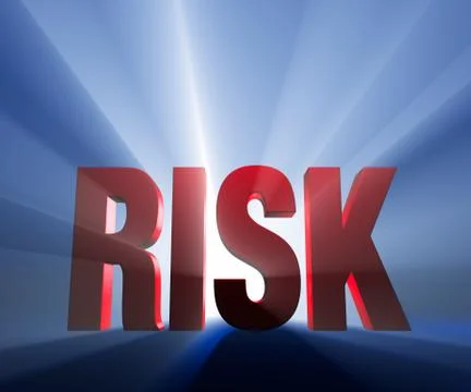 Big, bold risk Stock Illustration