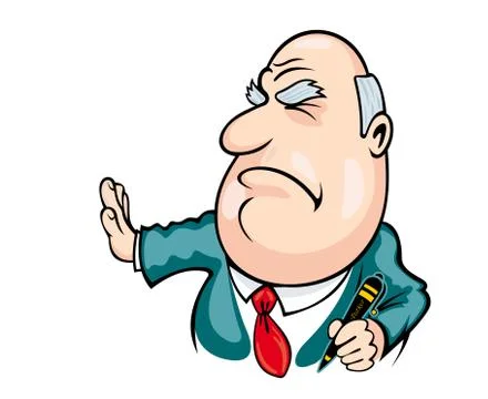 Big boss Stock Illustration