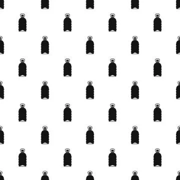 Big bottle pattern Stock Illustration