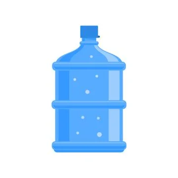 Big Bottle Water. Isolated Vector Illustration Stock Illustration