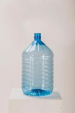 Big bottle of water on white background Stock Photos