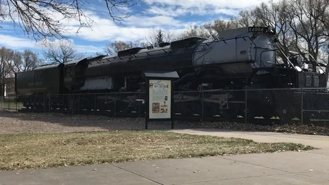 Big Boy Train Stock Footage 97838250