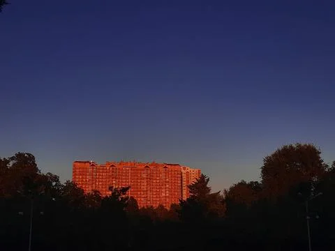 Big brick house Stock Photos