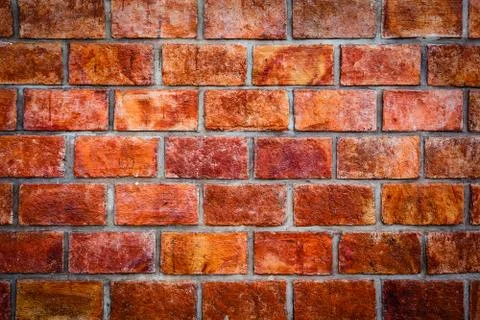 Big brick wall texture background Stock Photos
