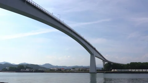 Big bridge Stock Footage 158366383