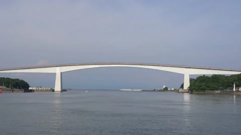 Big bridge Stock Footage 158369861