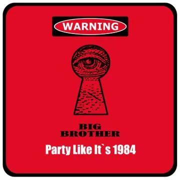 Big brother party Stock Illustration