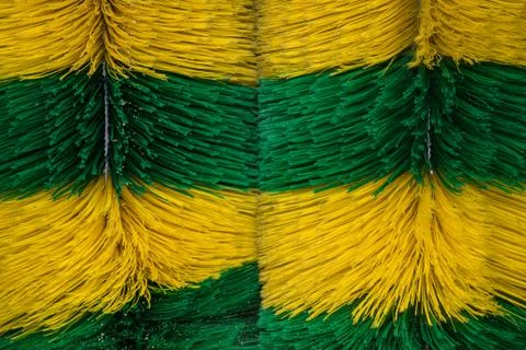 Big brushes of automatic machine Car Wash. Caring for a vehicle Stock Photos