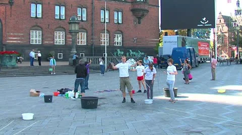 Big bubbles Stock Footage 8927787