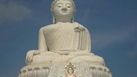 Big Budda in Phuket hyperlapse Stock Footage 133255588