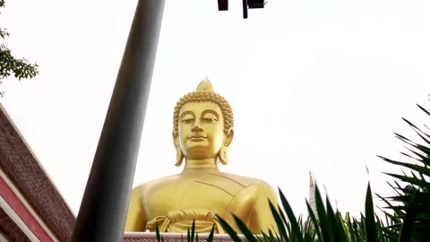 Big Buddha Bangkok Stock Footage 263337204
