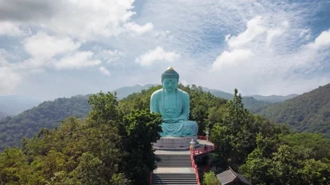 Big Buddha Daibutsu Stock Footage 260519624