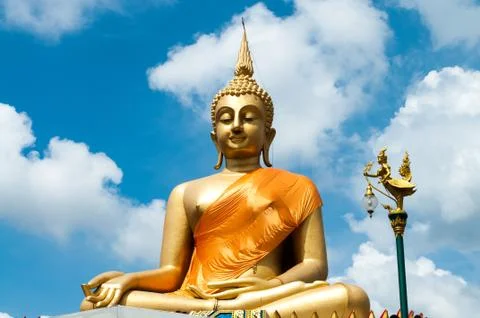 Big buddha image. Stock Photos