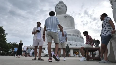 BIG BUDDHA MONUMENT Stock Footage 277282654